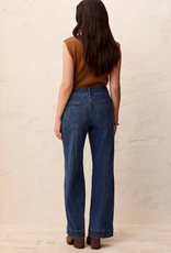 Tribal Tribal Dusk Audrey Comfort Stretch Wide Leg Pintuck Denim Trousers
