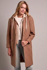 Tribal Tribal Biscotti Ultra-Soft Knit Coat With Removable Hoodie