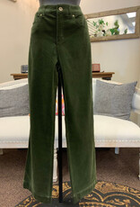 Tribal Tribal Basil  5 Pocket Corduroy Flare Bottom Pant