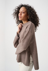 Joseph Ribkoff Joseph Ribkoff 263959 Mink Melange Casual Loose Knit Pullover Sweater