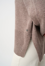 Joseph Ribkoff Joseph Ribkoff 263959 Mink Melange Casual Loose Knit Pullover Sweater