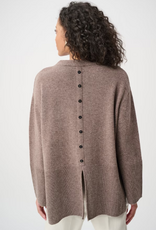 Joseph Ribkoff Joseph Ribkoff 263959 Mink Melange Casual Loose Knit Pullover Sweater