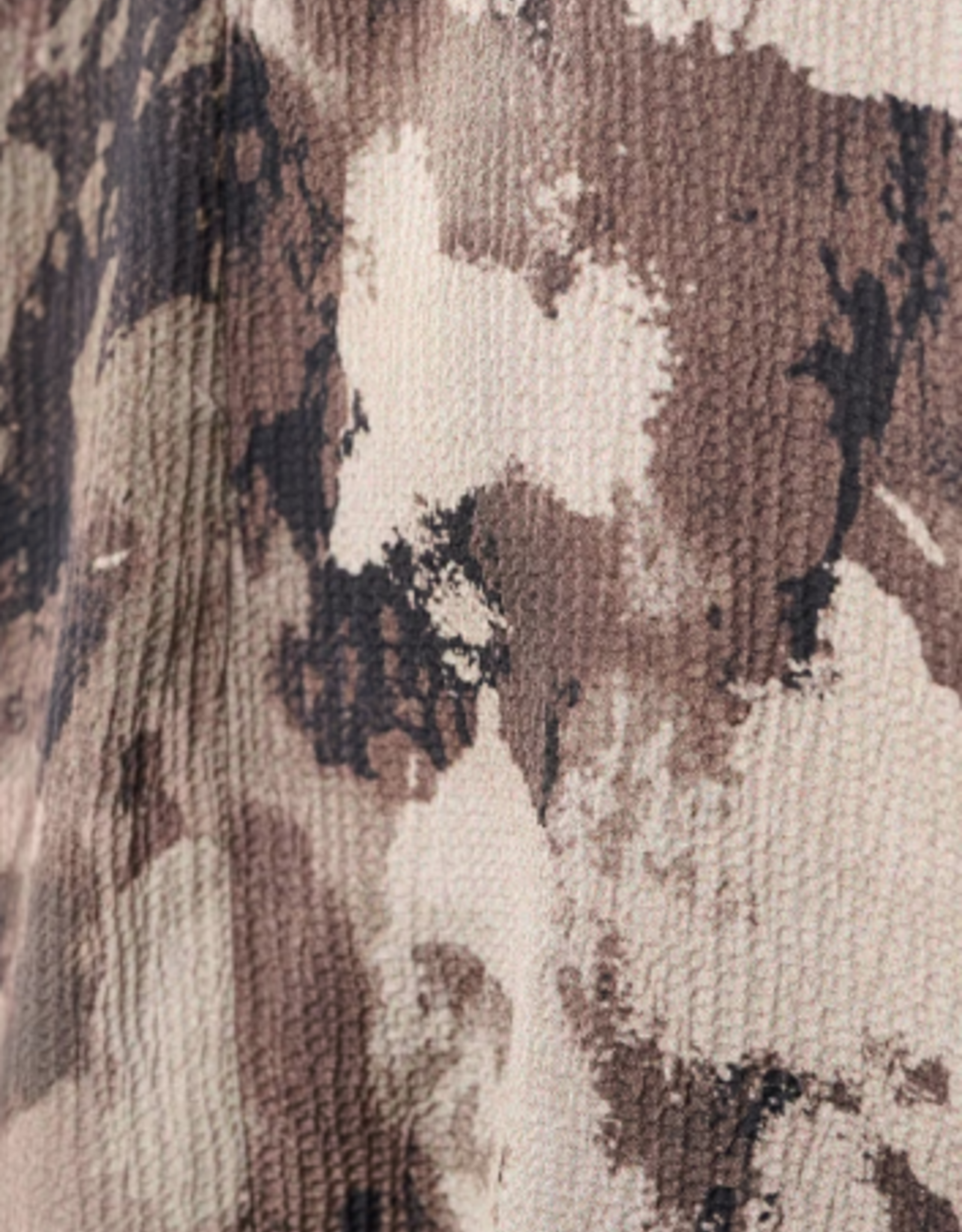 Joseph Ribkoff Joseph Ribkoff Beige Multi V-neck Long Sleeve Wrap Blouse Top