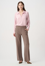 Joseph Ribkoff Joseph Ribkoff Mink Wide-leg Full-length Trouser Pant