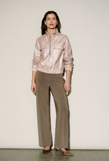 Joseph Ribkoff Joseph Ribkoff Mink Wide-leg Full-length Trouser Pant