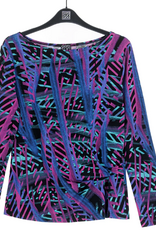 Clara Sunwoo Clara Sun Woo  Multi color Print W/ Side Twist Detail