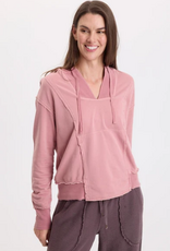 Wearables Wearables Rose ROSALYN FLEECE CASUAL HOODIE