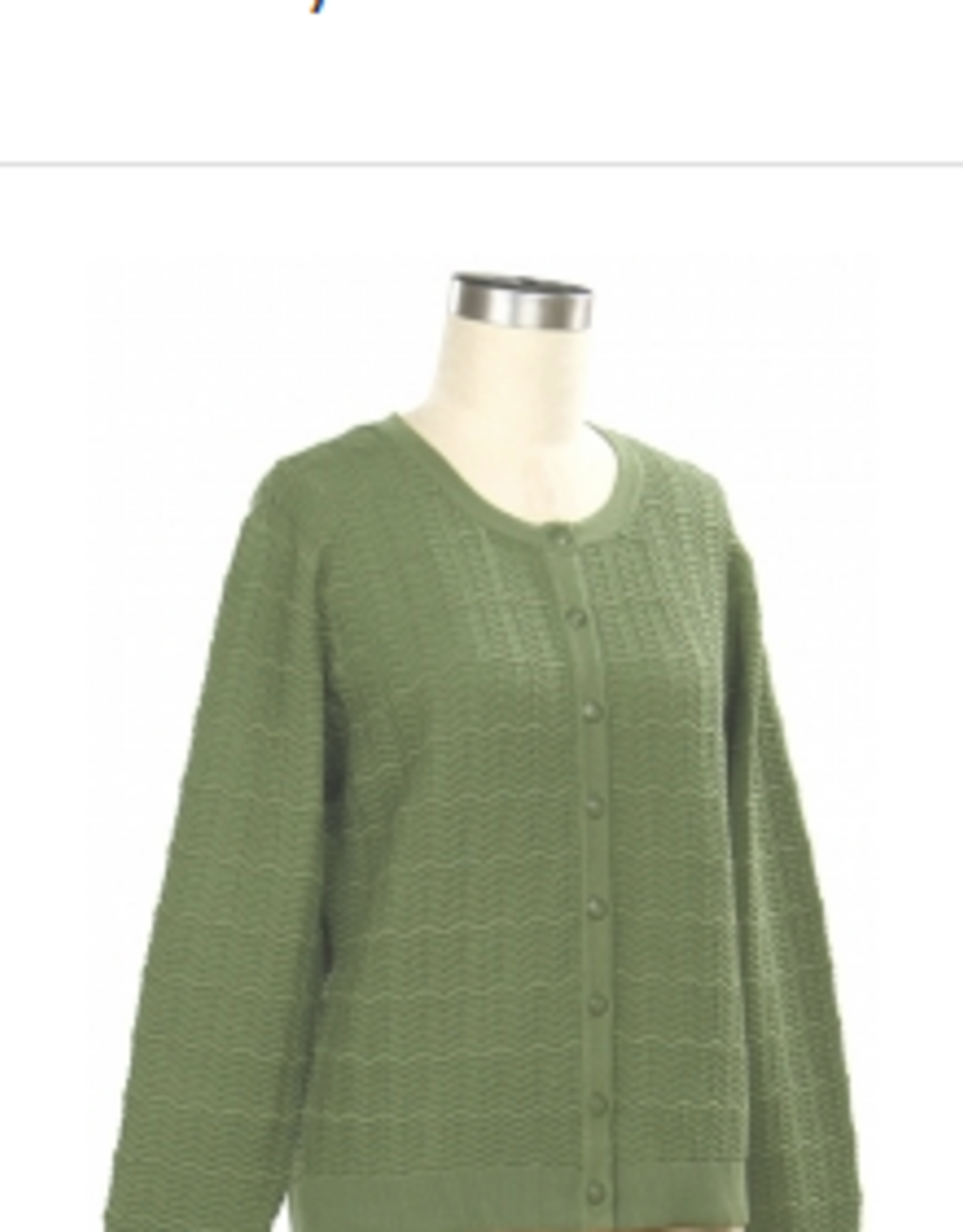 Southern Lady Southern Lady  Lt Beret Long Sleeve Cardigan Sweater