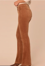Tribal Democracy Raw Umber High Rise Itty Bitty Boot Corduroy Petite Pants
