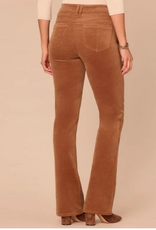 Tribal Democracy Raw Umber High Rise Itty Bitty Boot Corduroy Petite Pants