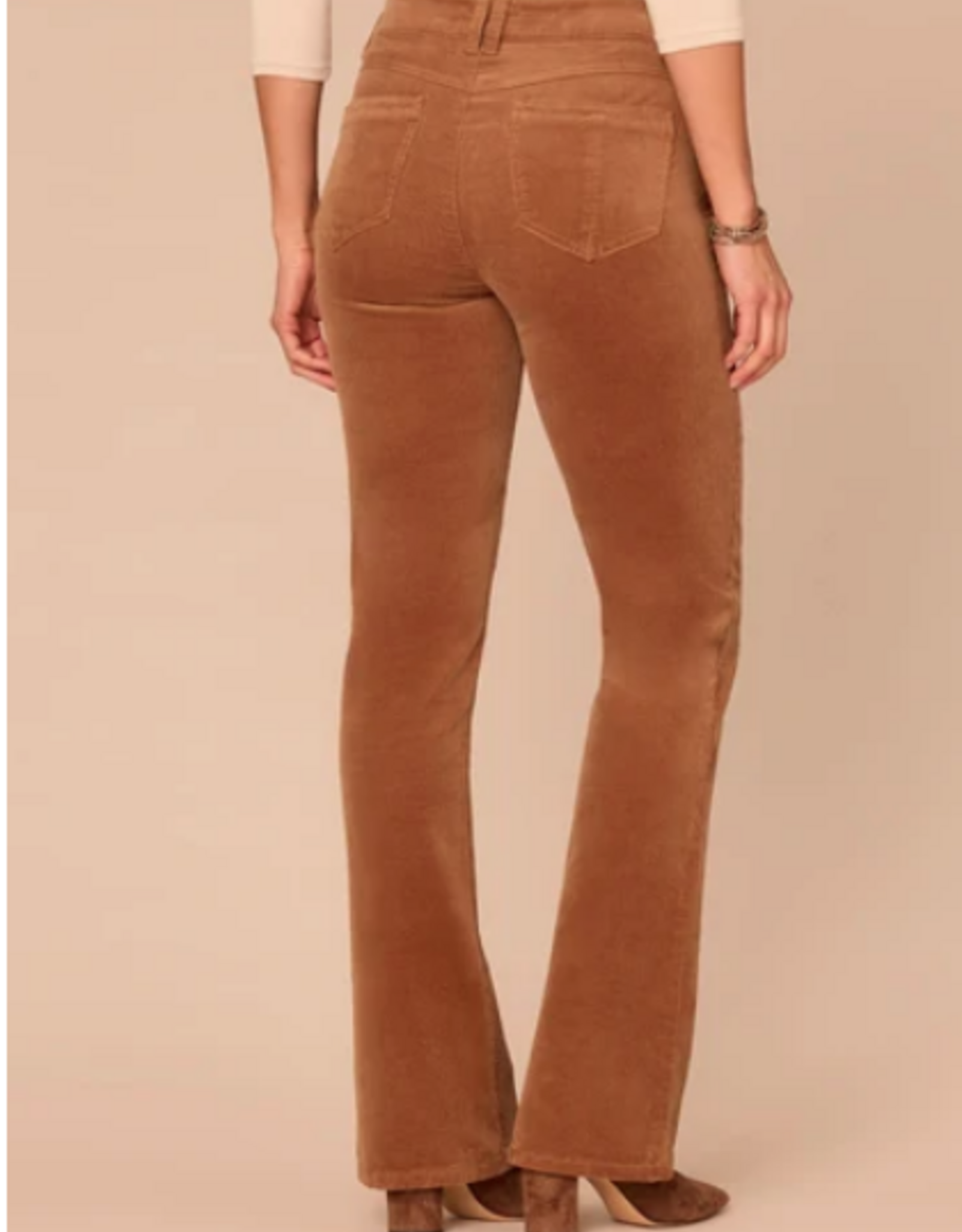Tribal Democracy Raw Umber High Rise Itty Bitty Boot Corduroy Petite Pants
