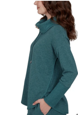 Ruby Rd Ruby Rd Forest Cozy Cowl Neck Solid  Long Sleeve Pullover