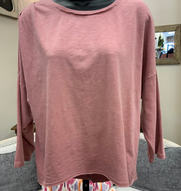 Wearables Wearables Rose OLIVERO PLEATED SHOULDER TOP