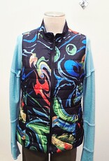 GG Jeans GG Jeans  Black Multi Quilt Vest