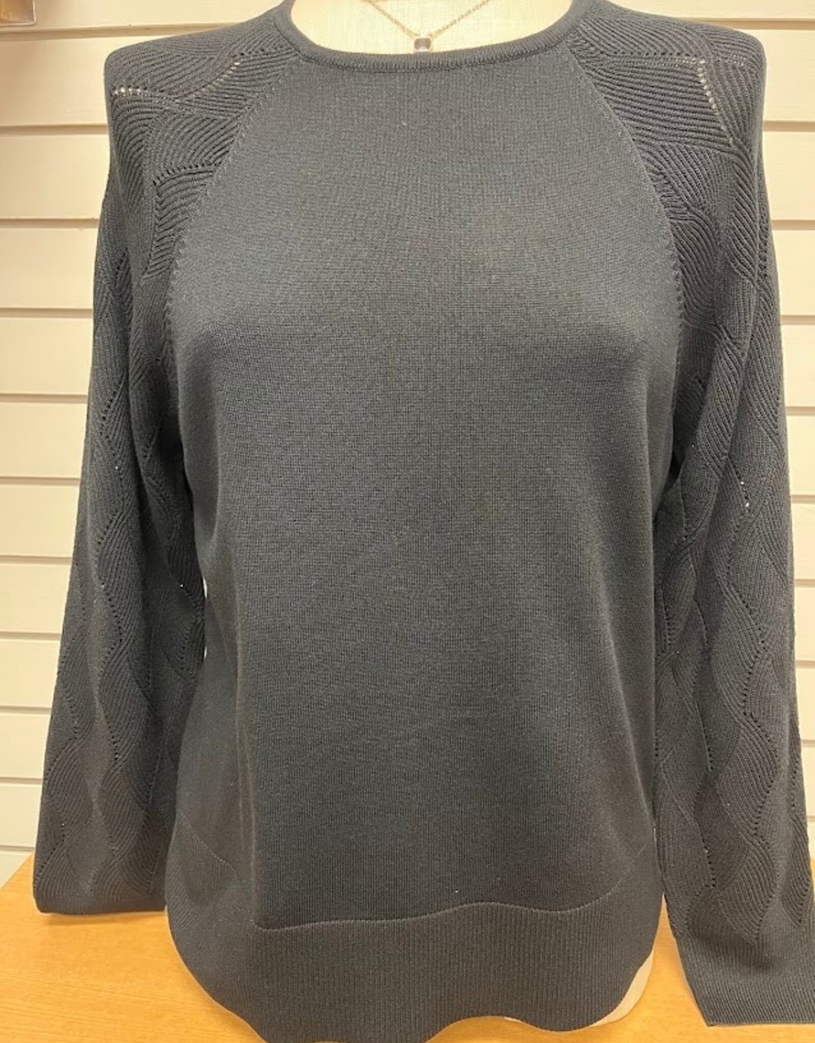 Picadilly Sunday 6944 Black Round Neck Long Sleeve