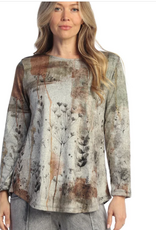 Jess & Jane Jess & Jane Multi Color Day Dream  Tunic Top