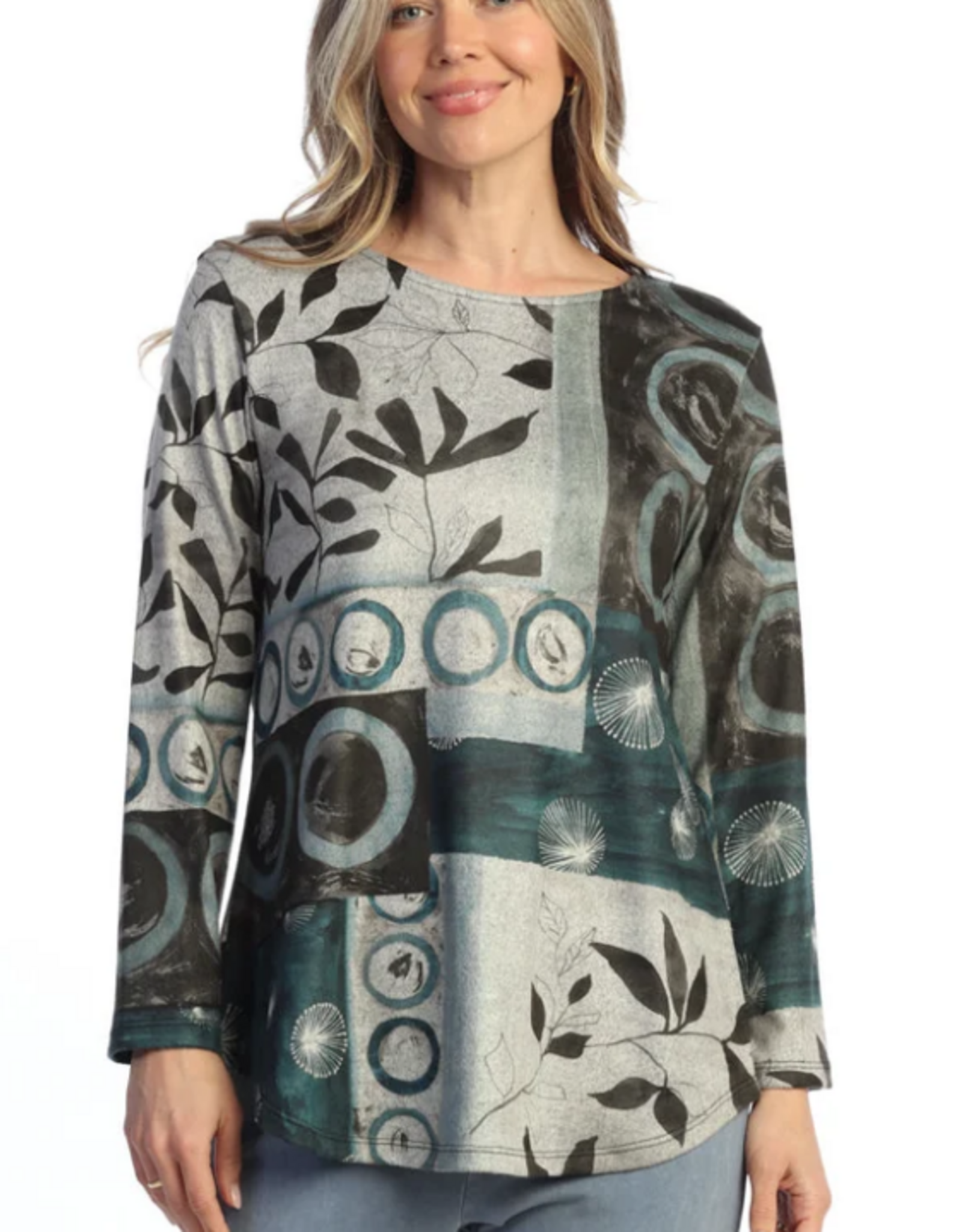 Jess & Jane Jess & Jane  Multi Color Nora  Tunic Top