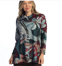 Jess & Jane Jess & Jane Multi Color Auburn Tunic Top
