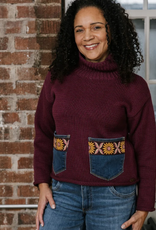 Shannon Passero Shannon Passero Vinnie Windsor Wine  Long Sleeve Sweater