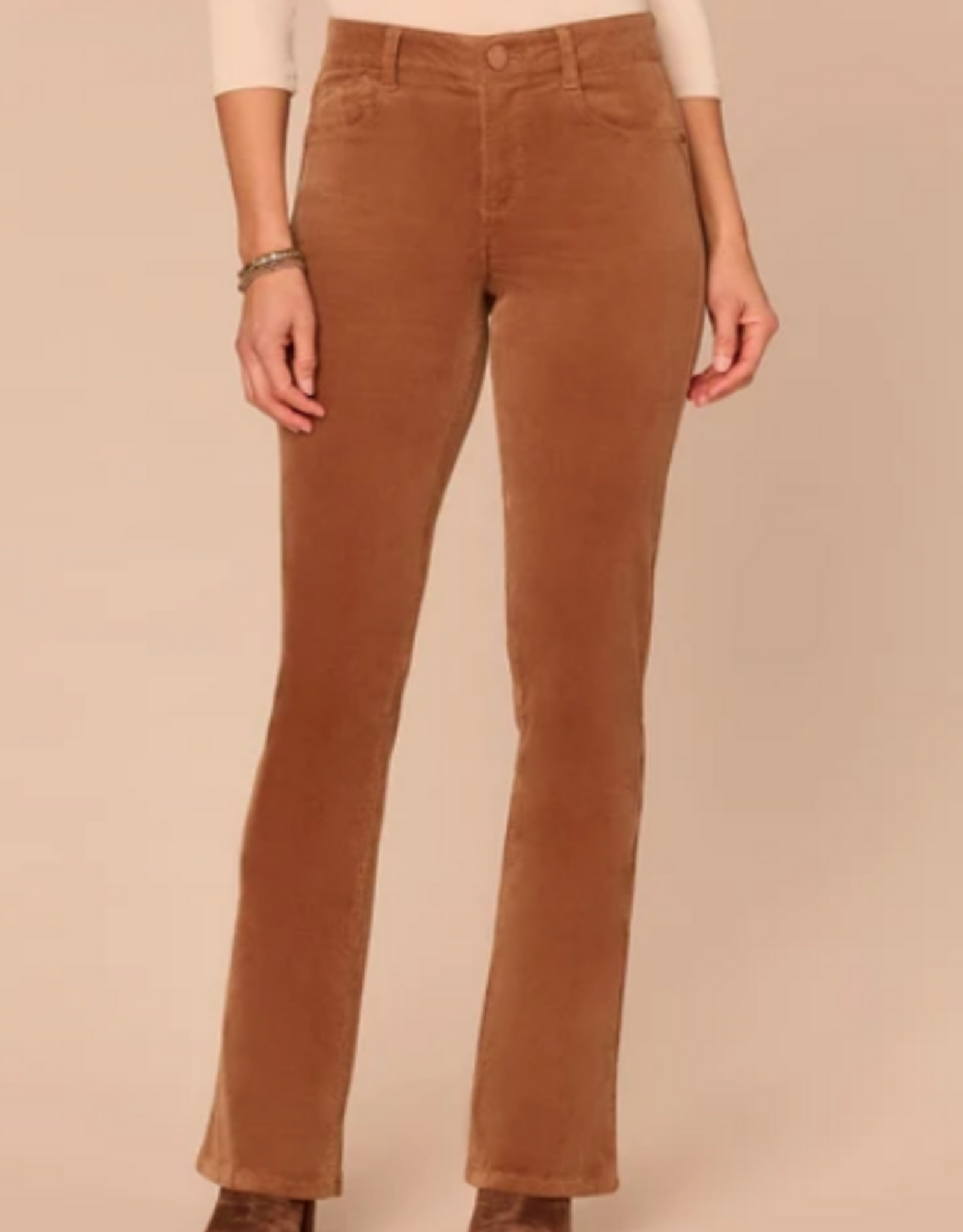 Democracy Democracy Raw Umber Corduroy High Rise  Itty Bitty Boot Cut