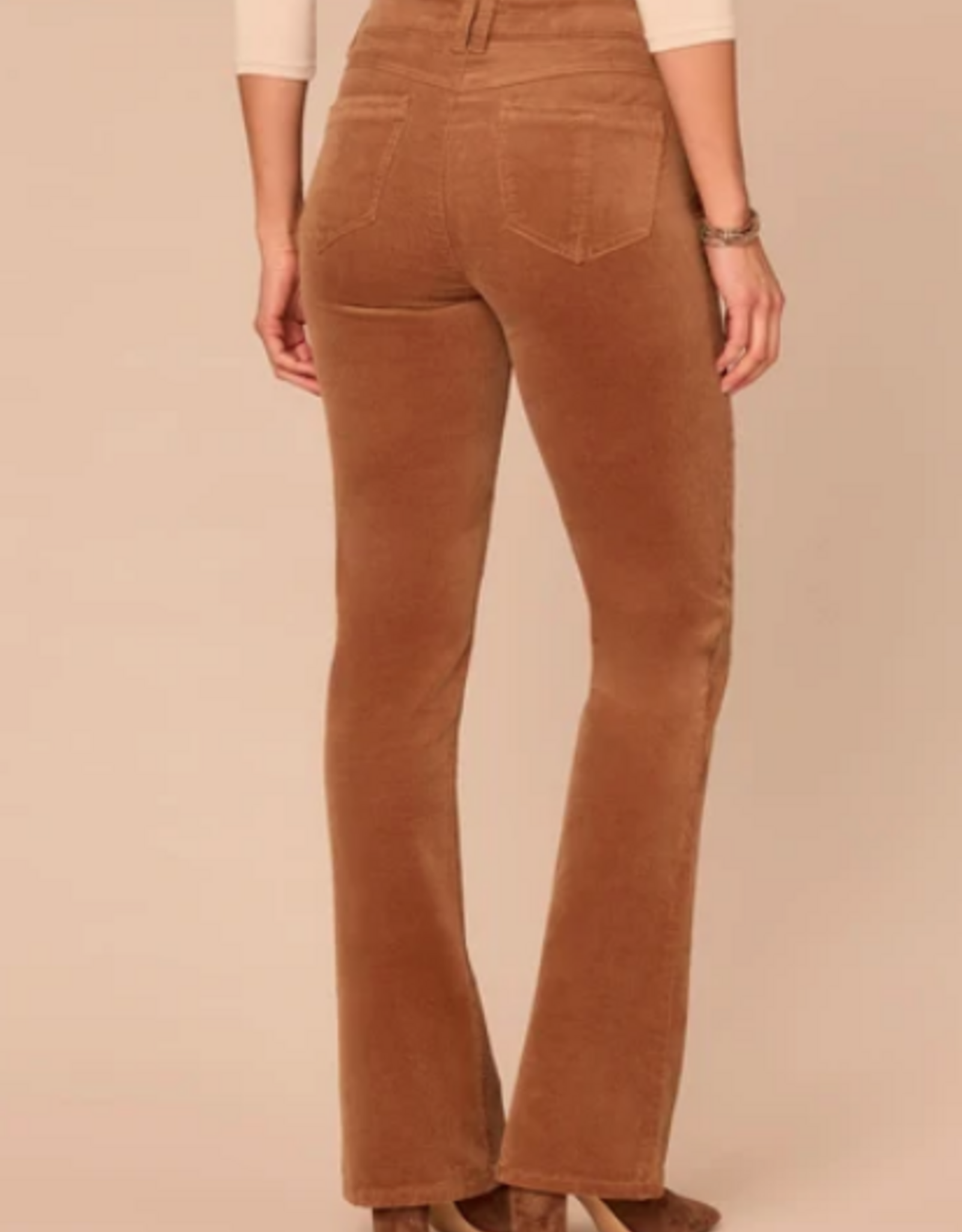 Democracy Democracy Raw Umber Corduroy High Rise  Itty Bitty Boot Cut