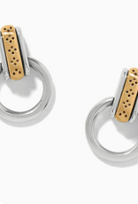 Brighton Brighton Mosaic Two Tone Mini Post Drop Earrings