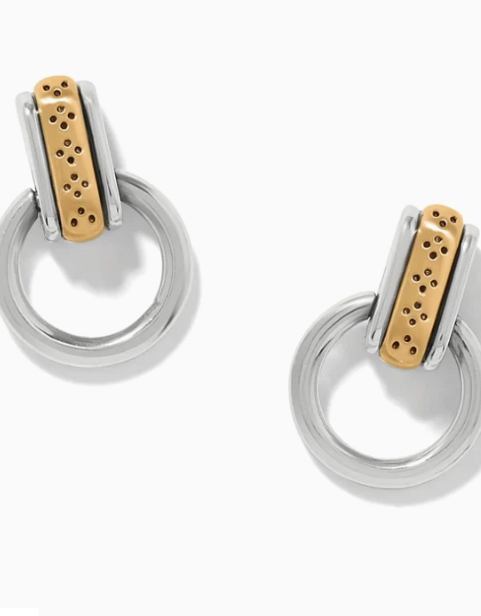 Brighton Brighton Mosaic Two Tone Mini Post Drop Earrings