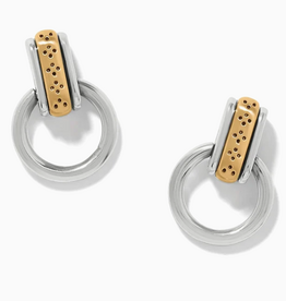 Brighton Brighton Mosaic Two Tone Mini Post Drop Earrings