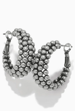 Brighton Brighton Silver Pretty Tough Blossom Hoop Earrings