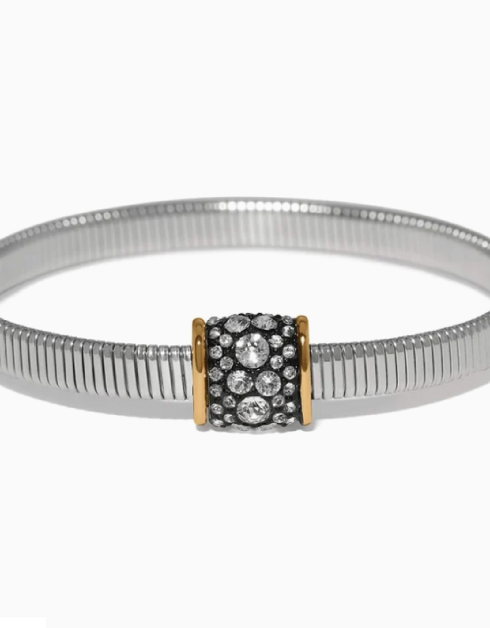 Brighton Brighton Silver Meridian Solis Hematite Spring Bracelet