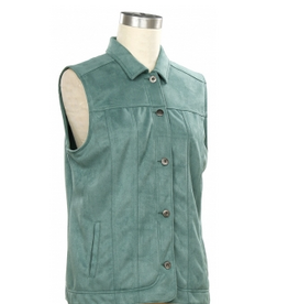N Touch N Touch Gemstone Scuba Suede Solid Vest