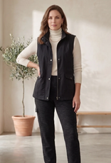 Wild Palms Wild Palms Black Women’s Stretch Denim Cargo Vest