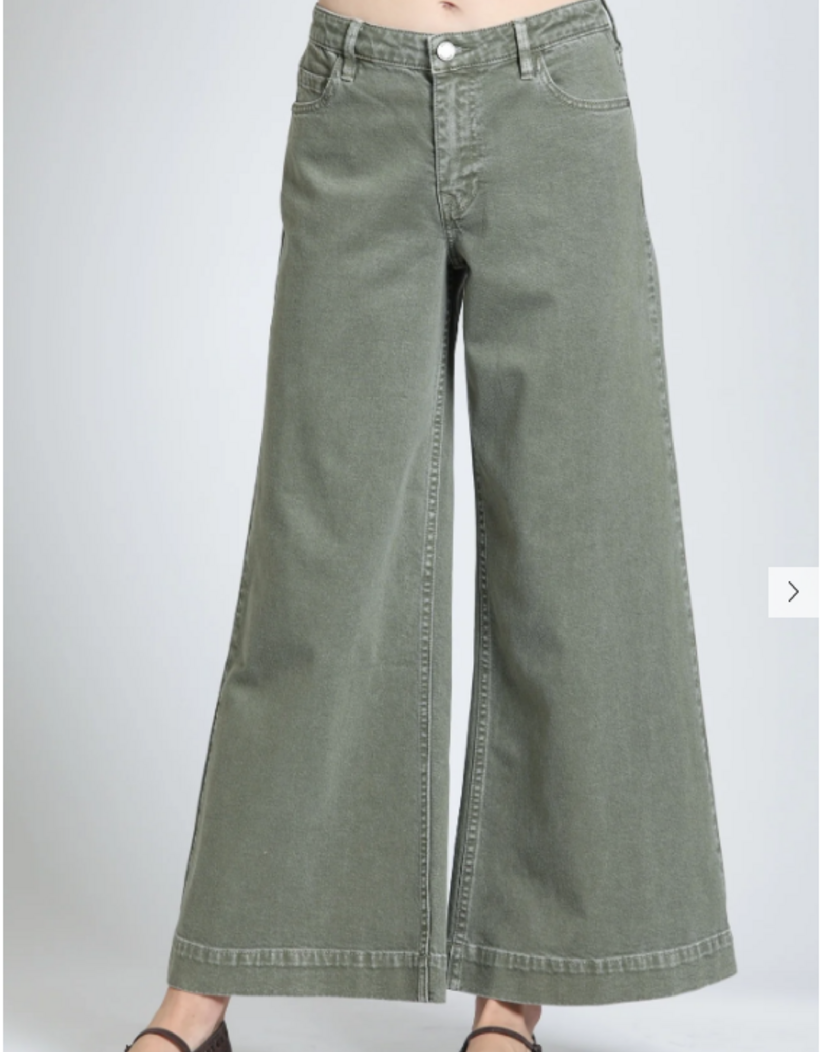 APNY APNY Olive The Godet Wide Leg Jean
