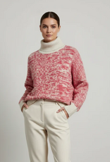 Shannon Passero Shannon Passero  Lipstick Red/Cream Scout Pullover Sweater