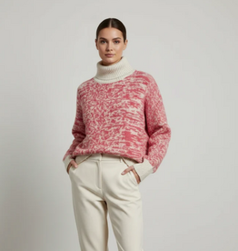 Shannon Passero Shannon Passero Lipstick Red/Cream Scout Pullover Sweater