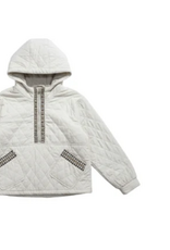 Shannon Passero Shannon Passero  5964  Cream Alley Hooded Quilted Pullover Top