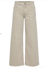 APNY APNY Antique Beige The Godet Wide Leg Jean