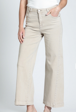 APNY APNY Antique Beige The Godet Wide Leg Jean