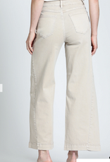 APNY APNY Antique Beige The Godet Wide Leg Jean