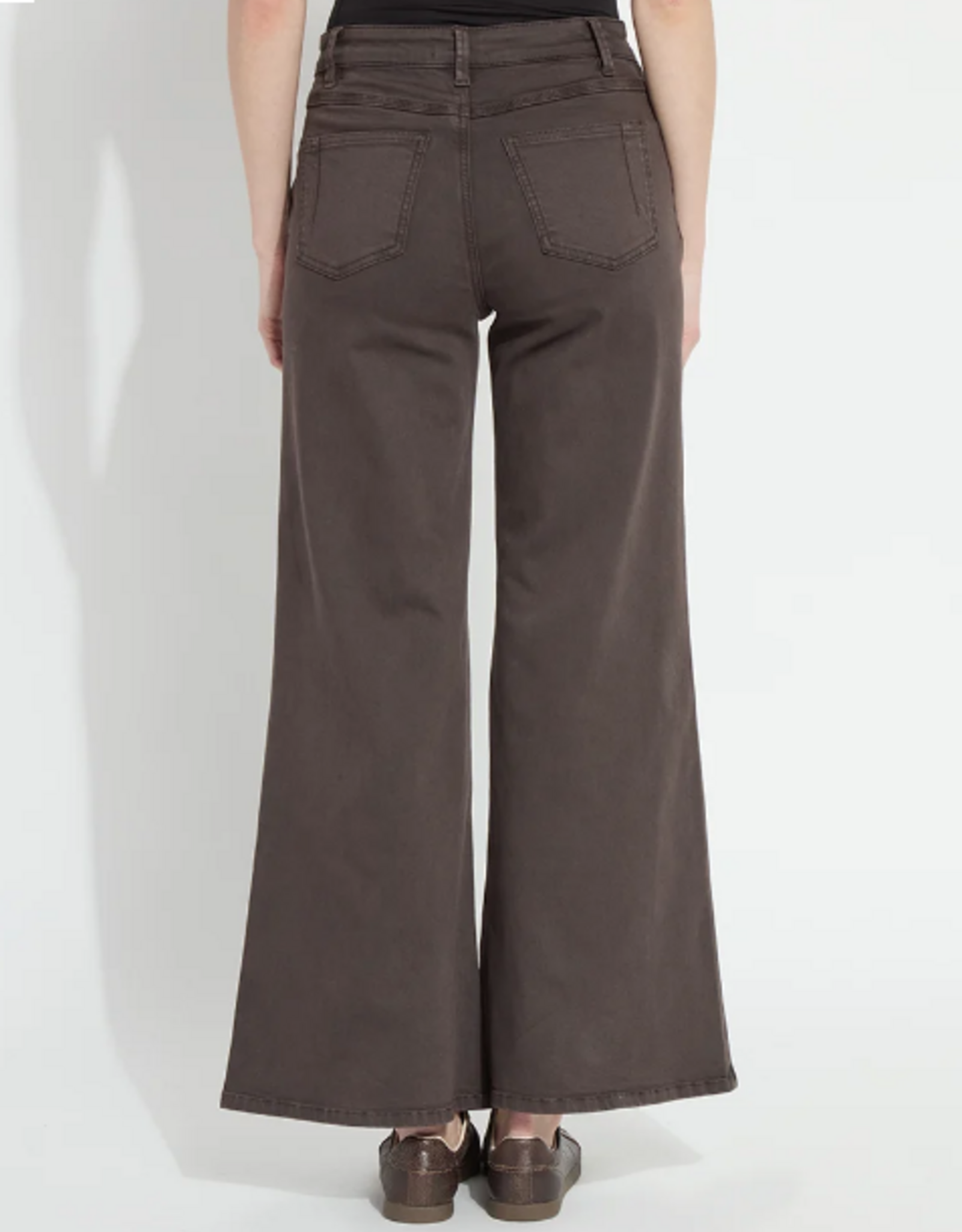 Lysse Lysse Double Espresso Iris Wide Leg Everyday Denim Jean