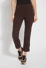 Lysse Lysse Double Espresso Boyfriend Denim Cuffed Denim Jean