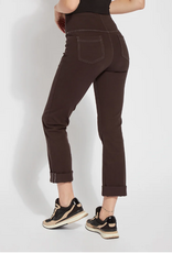 Lysse Lysse Double Espresso Boyfriend Denim Cuffed Denim Jean