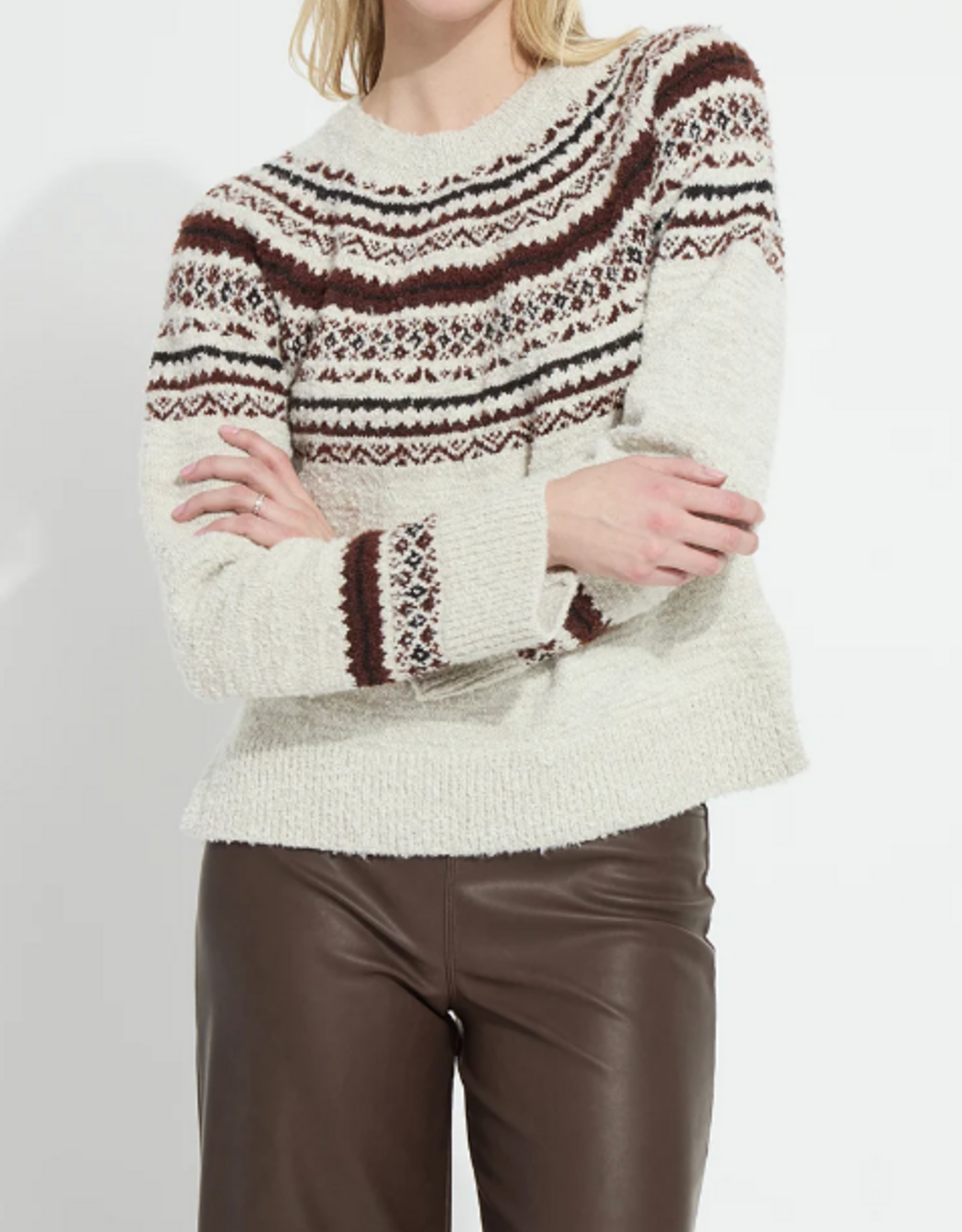 Lysse Lysse Fair Isle Jacquard Harriet Sweater