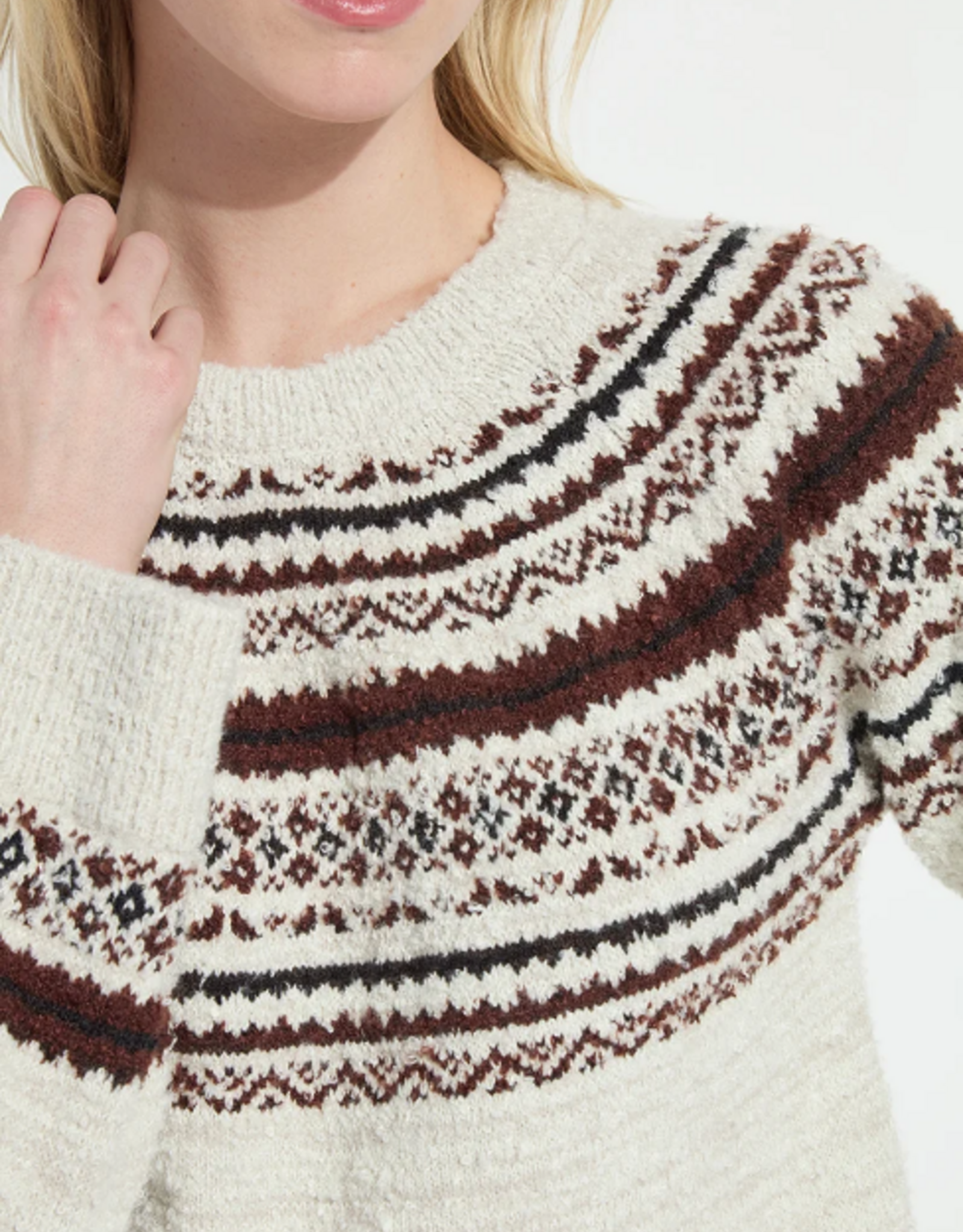 Lysse Lysse Fair Isle Jacquard Harriet Sweater