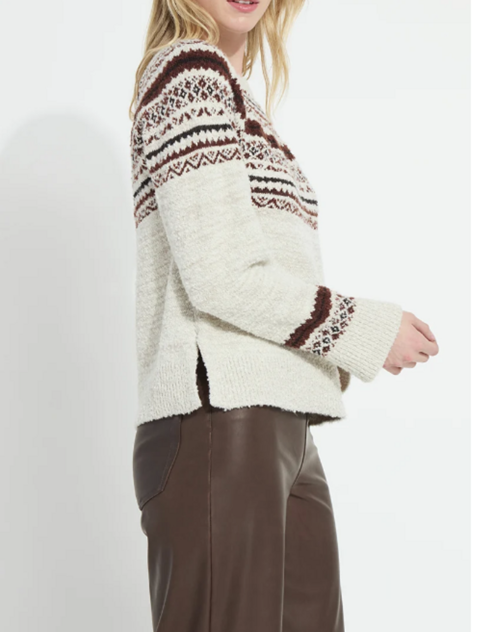 Lysse Lysse Fair Isle Jacquard Harriet Sweater