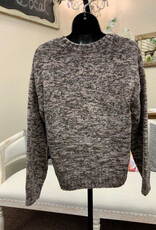 Tribal Tribal 6346O Grey Textured Lofty Crew neck L/S