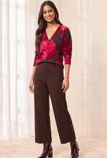 Tribal Tribal 2241o Espresso HR Ponte Wide Leg