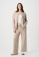 Joseph Ribkoff Joseph Ribkoff Fawn /White Stripe Casual Hip-Length Jacket
