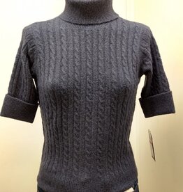 Democracy Democracy Midnight Sapphire Turtle Neck  Petite Sweater