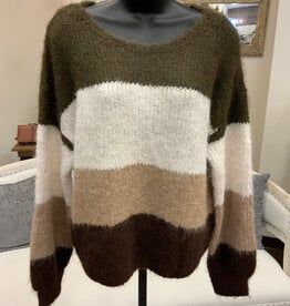 Marble & Me Marble  & Mist Multi Color Sweater